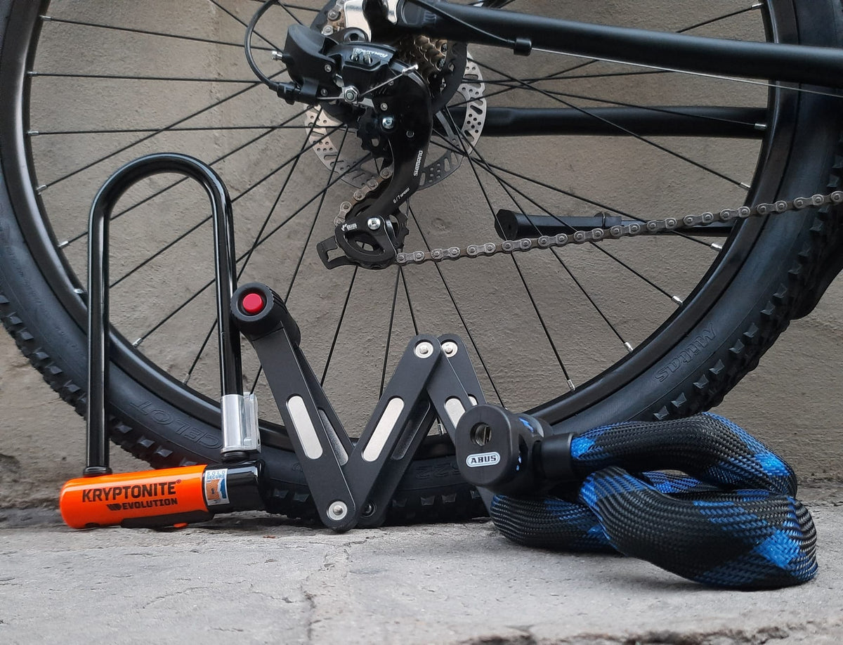 Lucchetto Bici Con Allarme Antifurto – Catena Resistente Impermeabile Con Chiave
