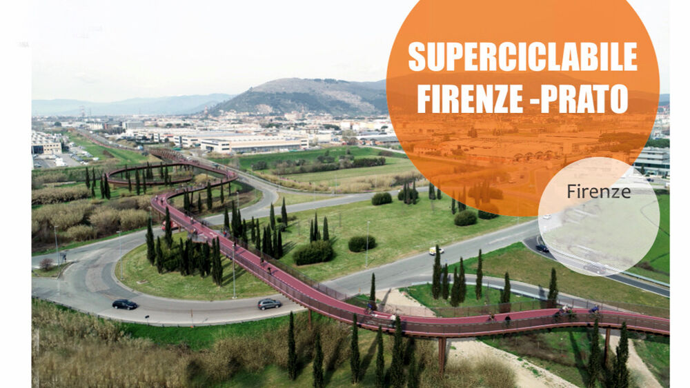 La prima superciclabile d'Italia che collega Firenze a Prato per la mobilità sostenibile.