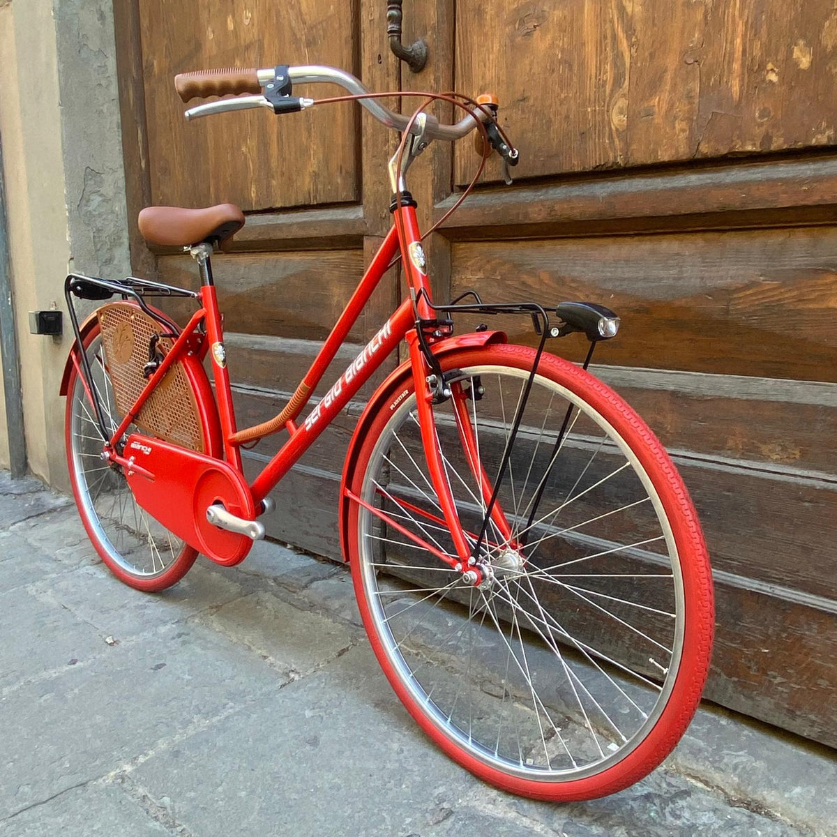 womens red bicycle Red 26" Women's Bike with LED Lights