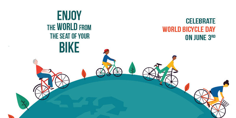 3 Giugno giornata mondiale della bicicletta 