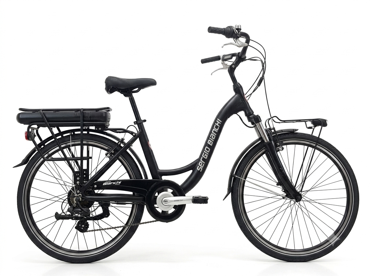 E-Bike mit Shimano 6V Pedalunterstützung, 80 km Akku