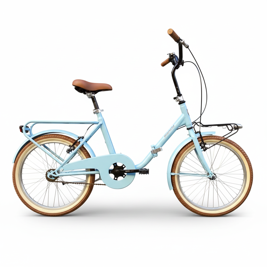 Vintage Klapprad Hellblau