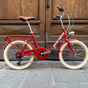 bici pieghevole vintage con cambio