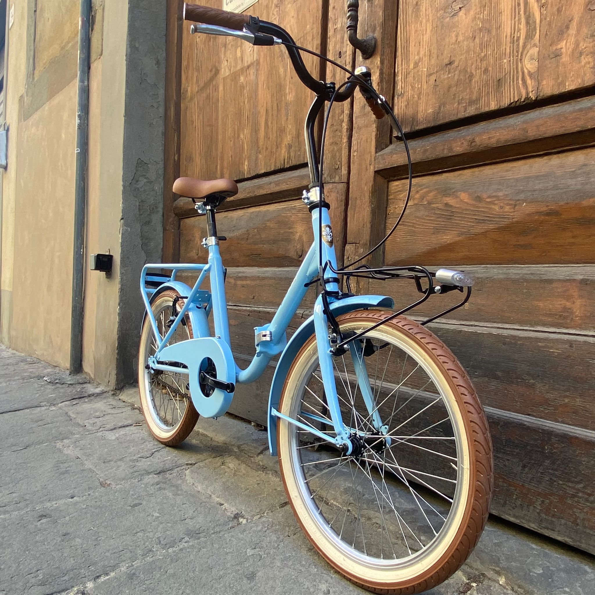Vintage Klapprad Hellblau
