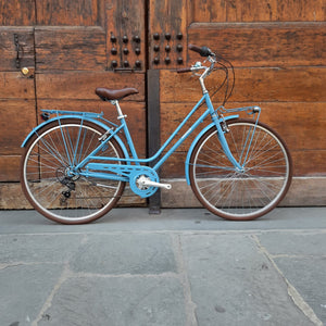 City bike vintage Rondine azzurra