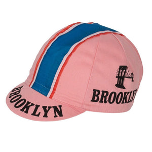 Cycling vintage cap Brooklyn rosa