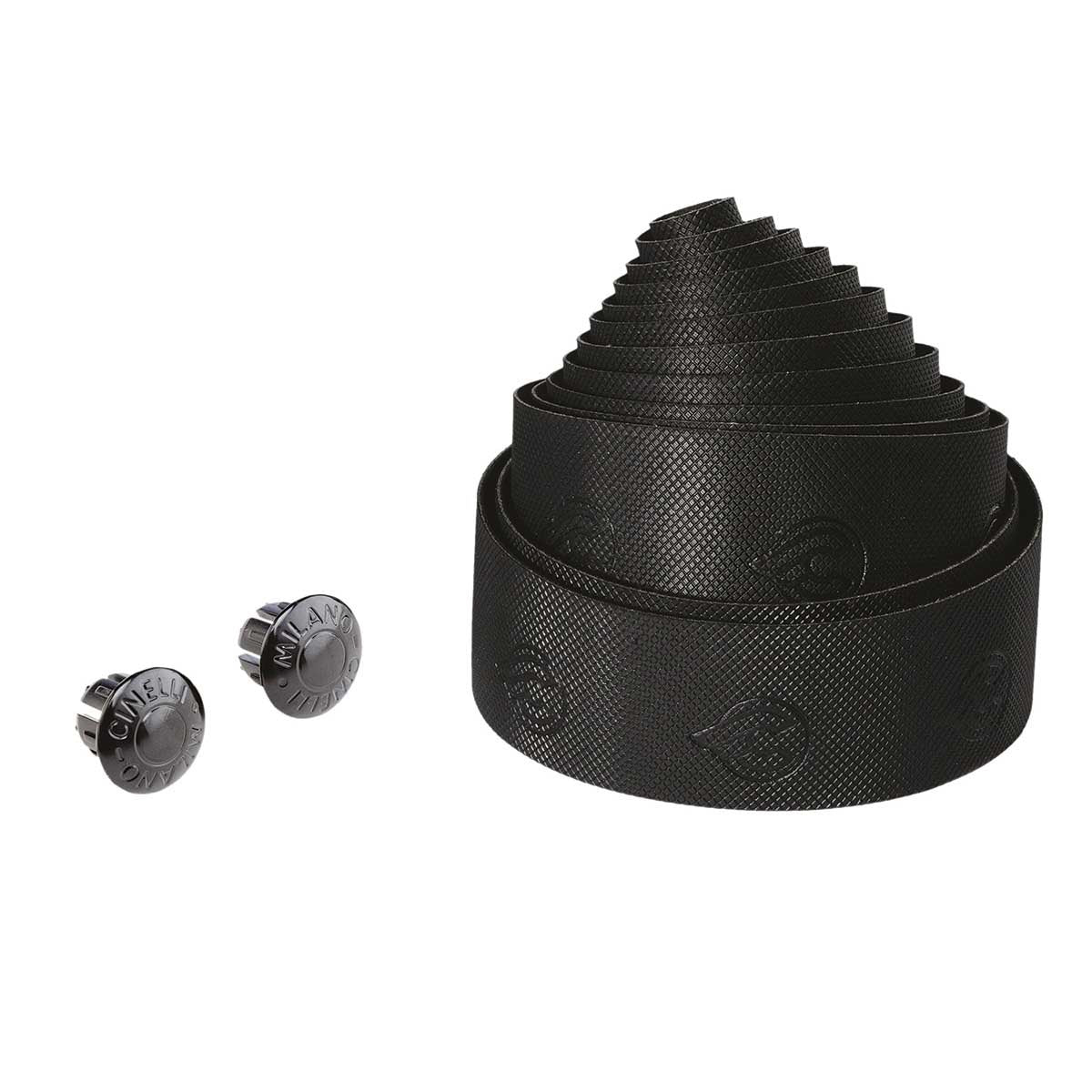 Cinelli-3D-Lenkerband, schwarz – Mikrostrukturen und maximaler Halt – ciclisergiobianchi