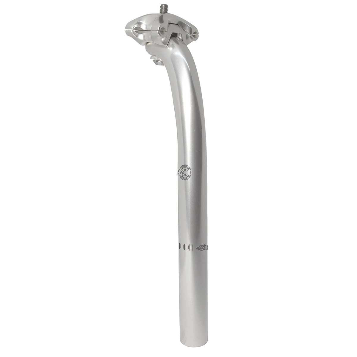 Vintage-Cinelli-Sattelstütze aus 6061-T6-Aluminium – Schraubklemmung – ciclisergiobianchi