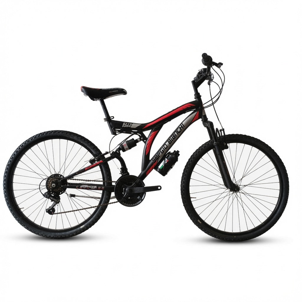 Mountainbike mit Vollfederung 26″ Shimano 18-Gang