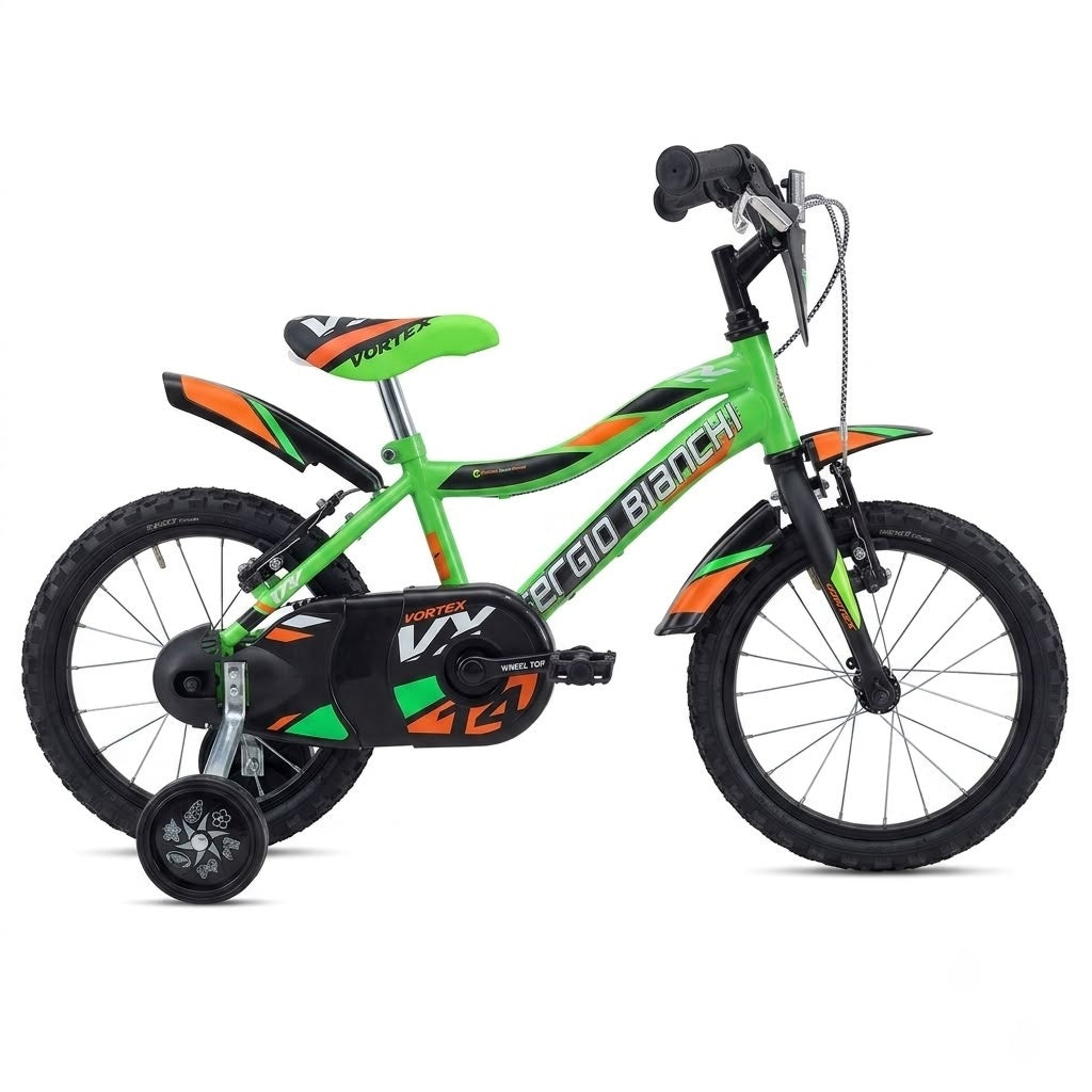 Kinderrad 14 Zoll 3-5 Jahre mit Stützrädern