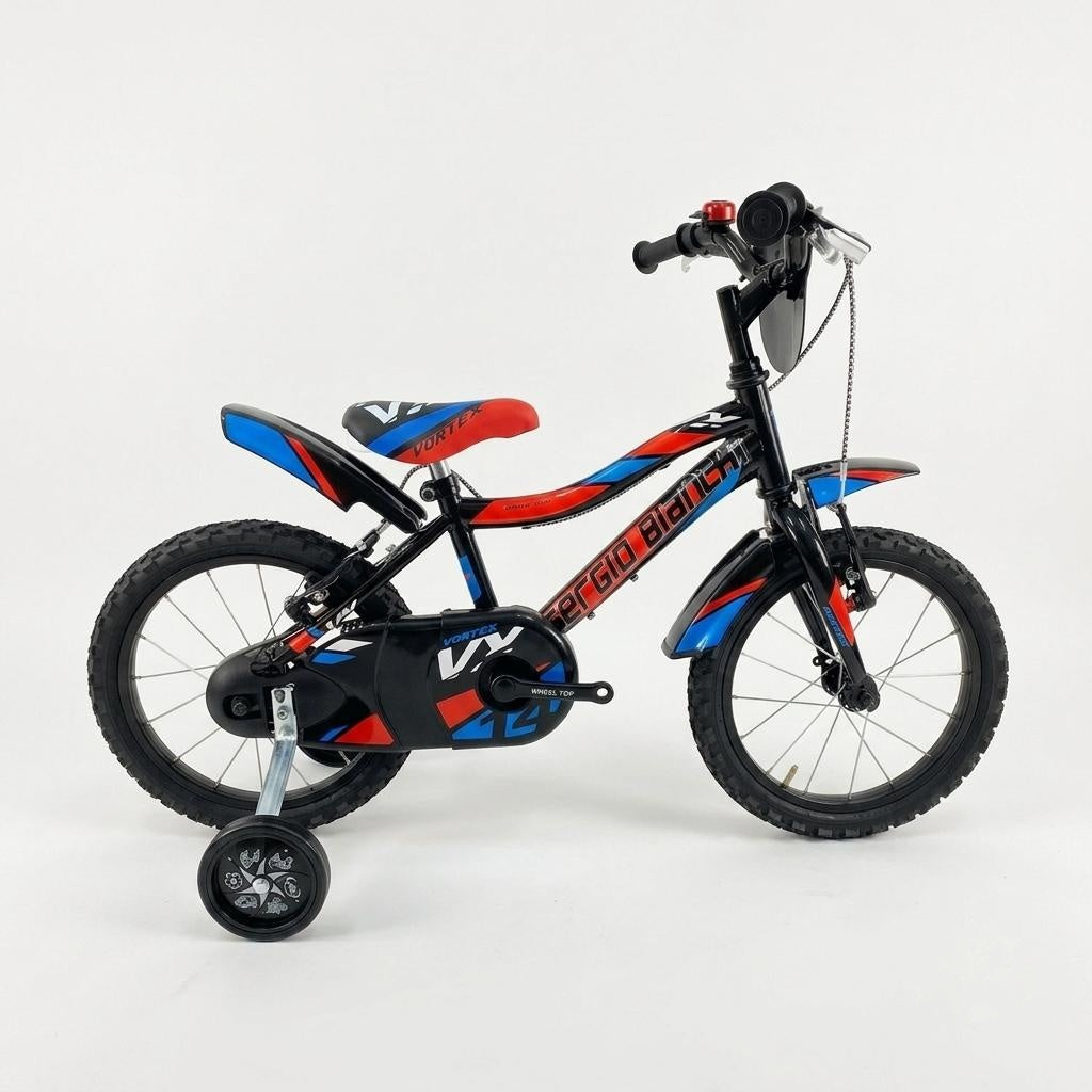Kinderrad 14 Zoll 3-5 Jahre mit Stützrädern