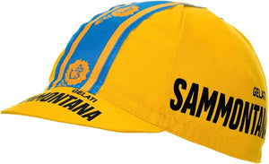 Cappellino da ciclismo vintage Sammontana