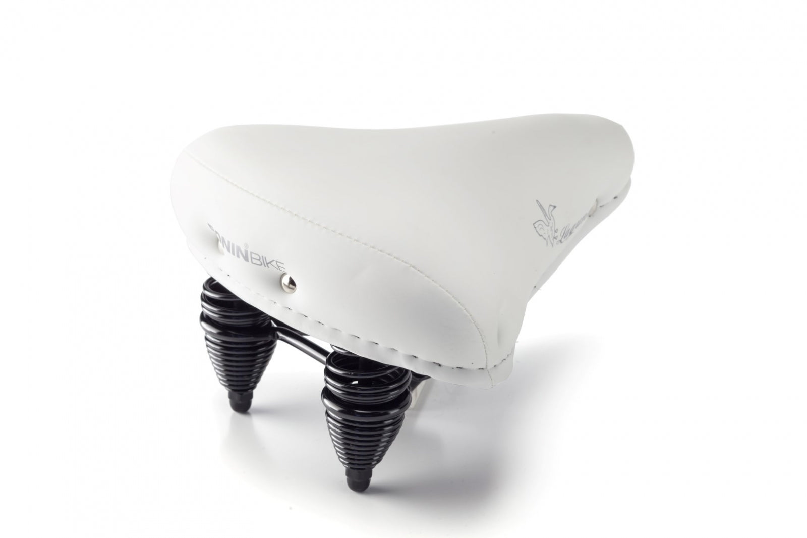 Gefederter Fahrradsattel mit Doppel-Federung 270x225mm – ciclisergiobianchi
