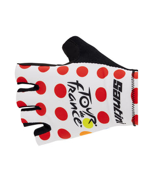 I guanti Santini Tour de France Pois sono leggerissimi e traspiranti.