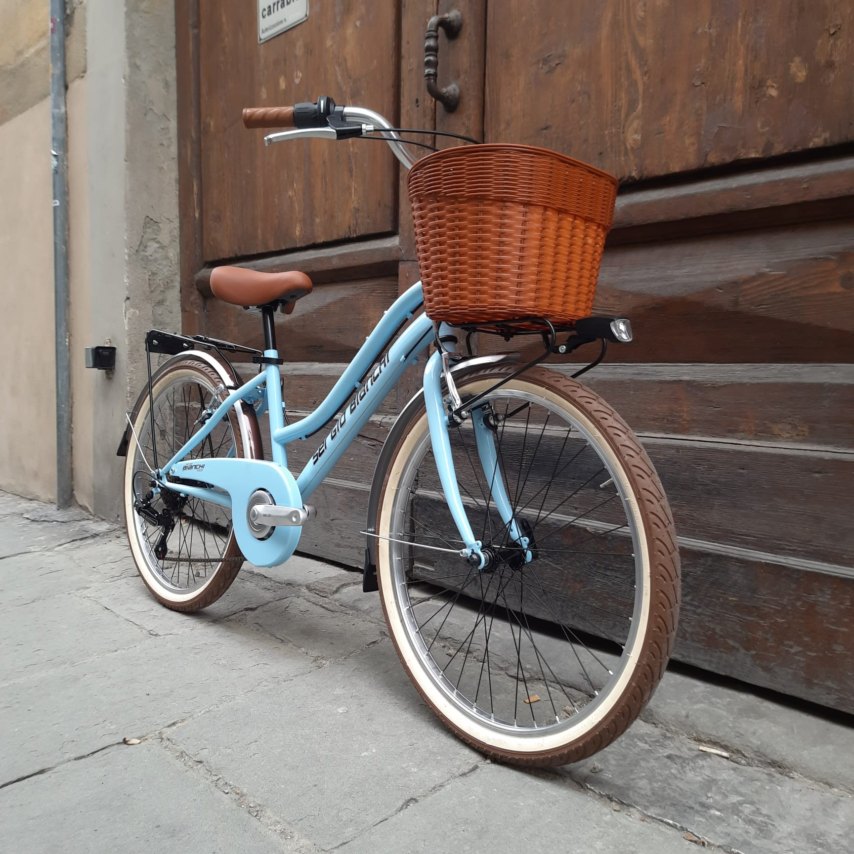 Vintage Fahrrad 24 Zoll Mädchen Hellblau
