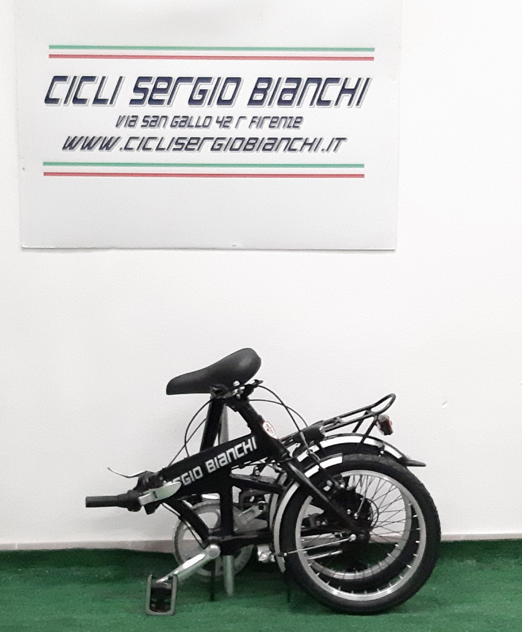 Bici Pieghevole Alluminio ruota 16 con Cambio 6 vel.