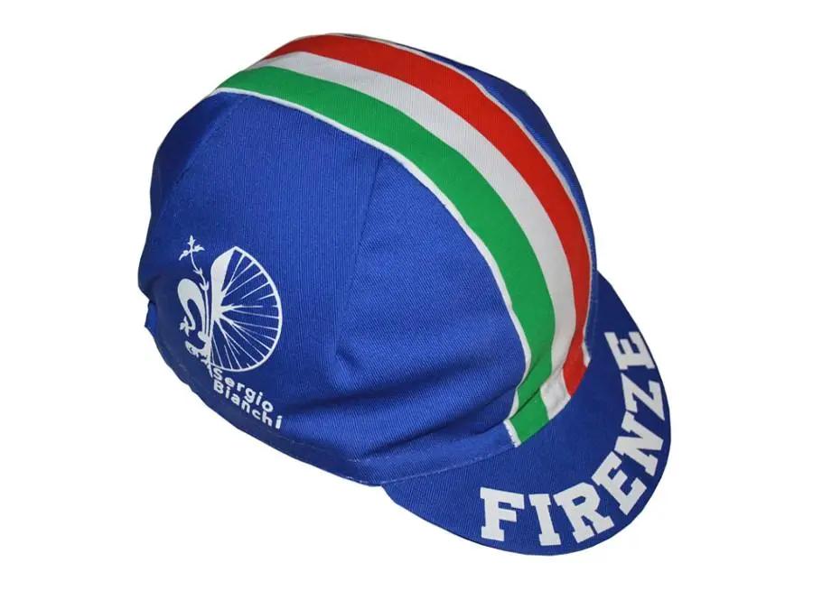 Vintage Cycling Cap Cappellino da ciclista logo Brooklyn - nero e blu Vintage Cycling Cap Cappellino da ciclista logo Brooklyn - nero e blu
