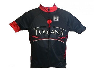 Maglia per ciclismo Toscana a maniche corte, leggera e traspirante. 