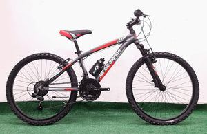Mountain bike bambino in alluminio, forca ammortizzata e cambio 18 velocità.